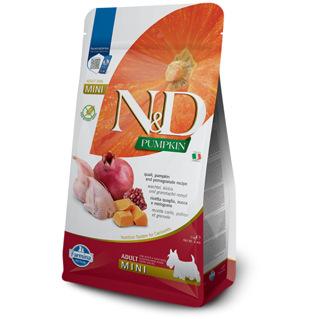 Farmina N&D Adult Dog Pumpkin Quail Mini 2kg