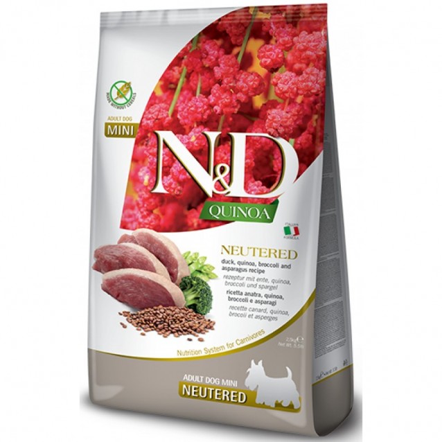 Farmina N&D Adult Dog Quinoa Neutered Duck Mini 2.5kg