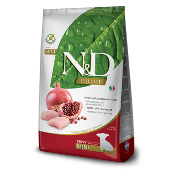 Farmina N&D Puppy Prime/Grain Free  Chicken & Pomegranate mini 800gr