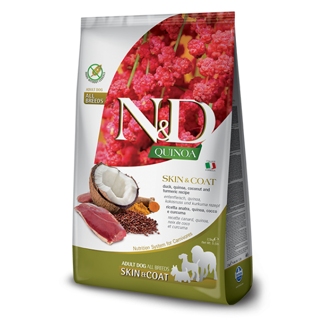 Farmina N&D Adult Dog Quinoa Skin & Coat With Duck 2.5kg