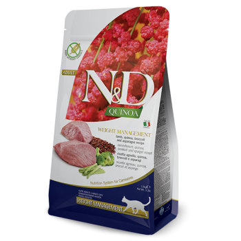 Farmina N&D Adult Cat Quinoa Weight Management Lamb 1.5kg