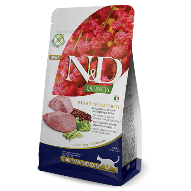 Farmina N&D Adult Cat Quinoa Weight Management Lamb 300gr