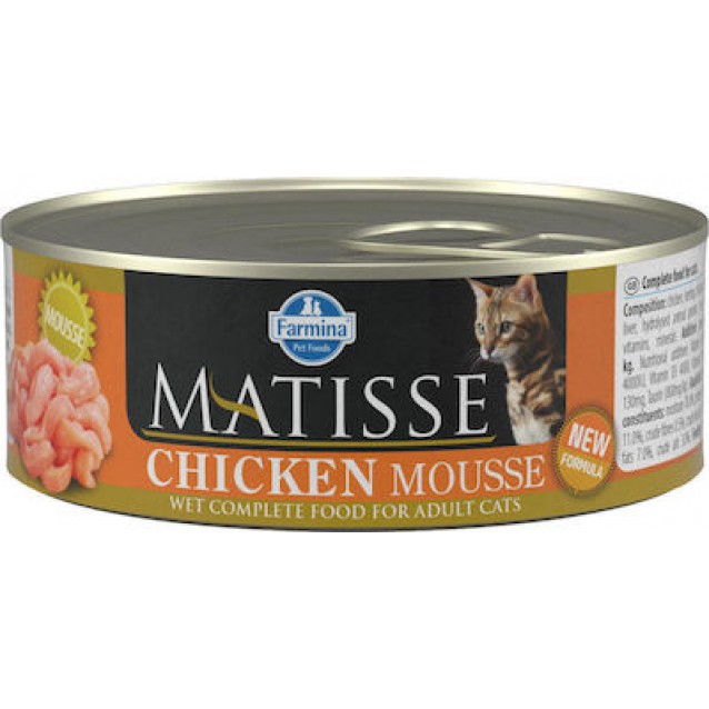 Farmina Matisse Chicken Mousse 12X85gr(10+2Δωρο)