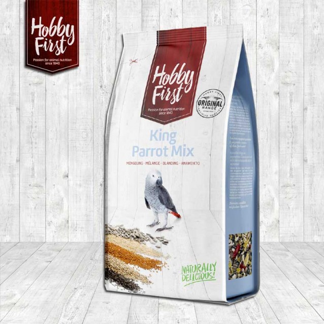 Hobby First King Parrot Mix 800gr- Τροφή για Μεγάλους Παπαγάλους 