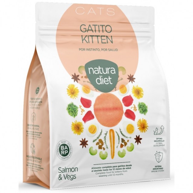 Natura Diet Cat Kitten Salmon 3kg