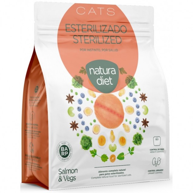 Natura Diet Cat Sterilized Salmon 3kg