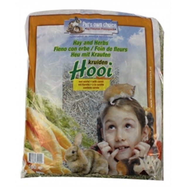 Pets Own Choice Χόρτο Hay Καρότο 500gr