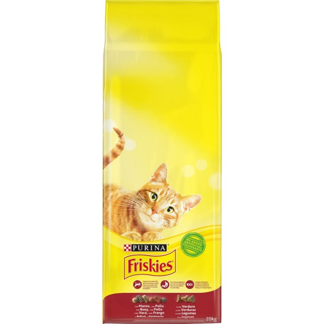 Friskies adult with Beef,Chicken & Vegetables 20kg