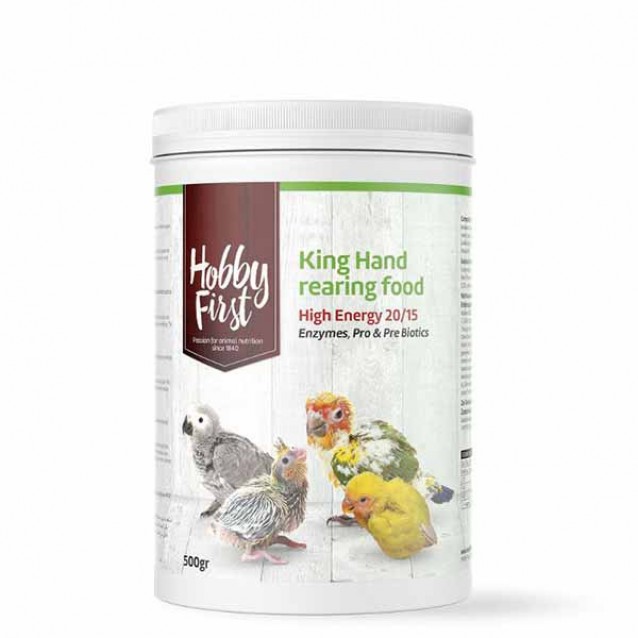 Hobby First King Hand High Energy Κρέμα για Νεοσσούς Παπαγάλους 500gr