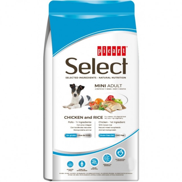 Picart Select Adult Mini Chicken & Rice Superpremium 3kg