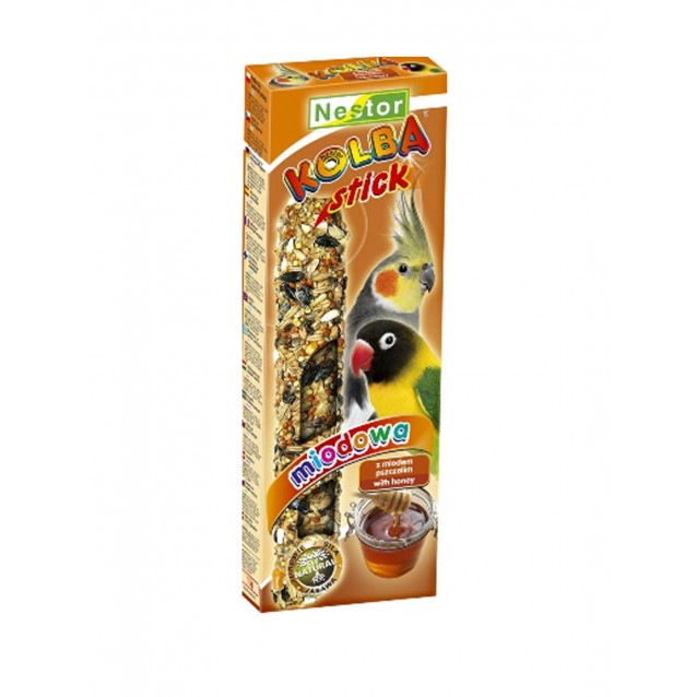 Nestor Stick Μεσαίων Παπαγάλων Με Μελί 115gr 