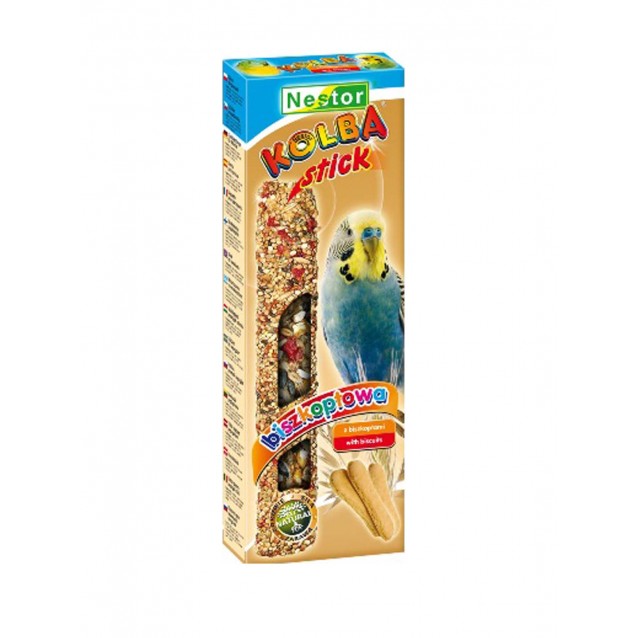 Nestor Stick Μικρών Παπαγάλων Με Μπισκότο 85gr