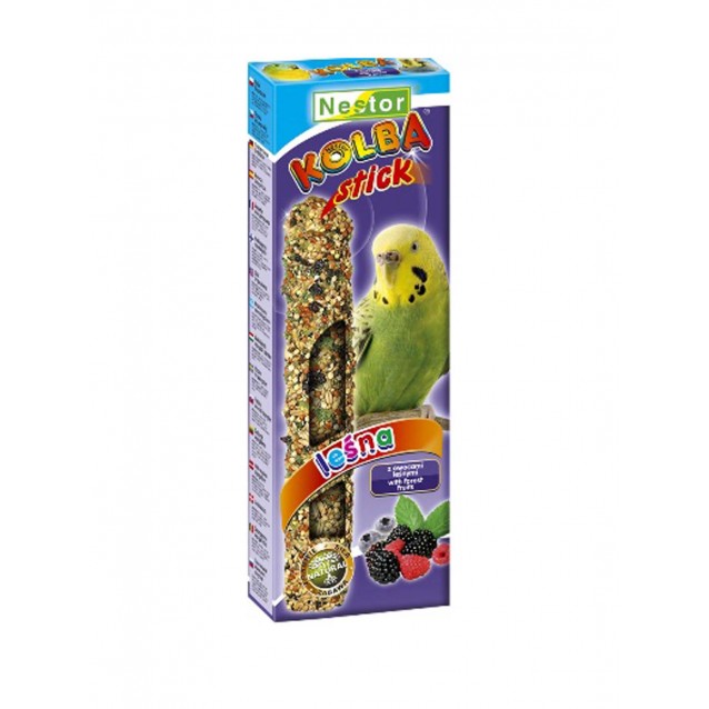 Nestor Stick Μικρών Παπαγάλων Με Φρούτα Του Δάσους 85gr