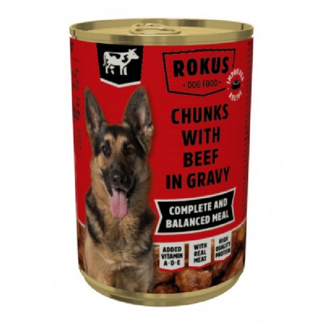 De Haan Rokus Dog Κονσέρβα Μοσχάρι 415gr