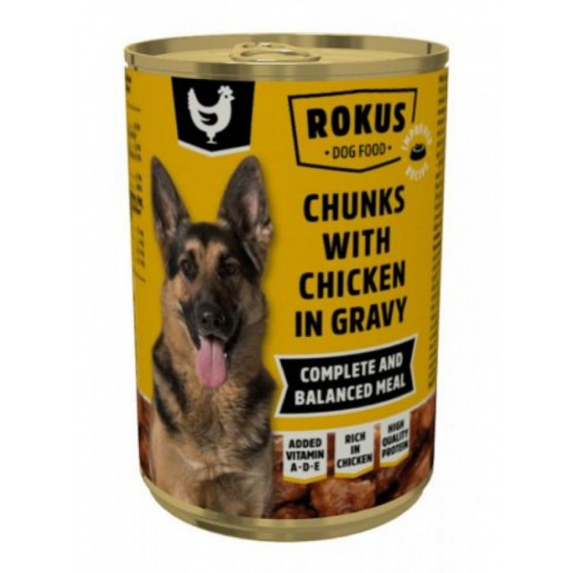De Haan Rokus Dog Κονσέρβα Κοτόπουλο 1240gr