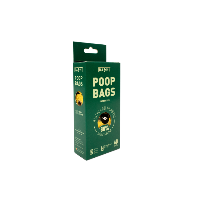 Dashi Refill Poop Bags With 4 Rolls Recycled 80%