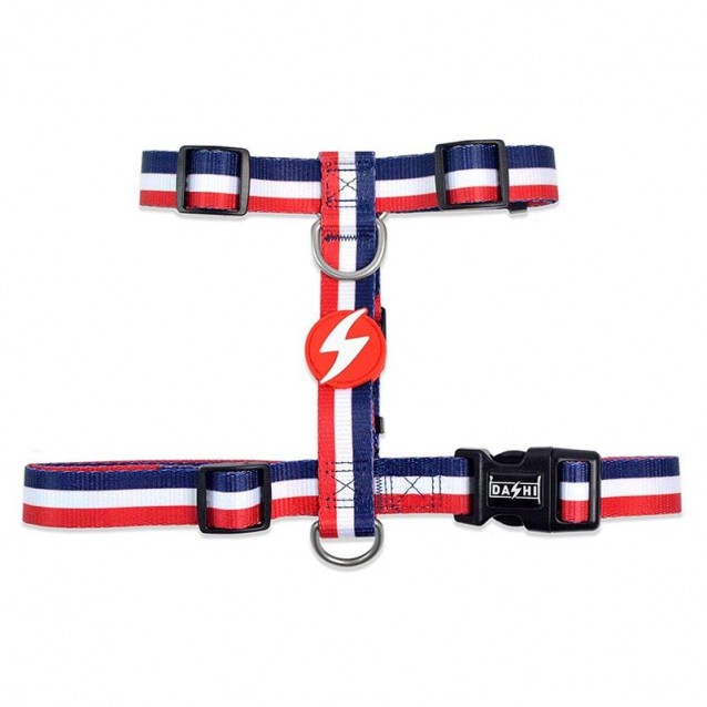 Dashi Σαμαράκι Σκύλου Red & Blue Small 32-53cm