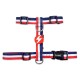 Dashi Σαμαράκι Σκύλου Red & Blue Small 32-53cm