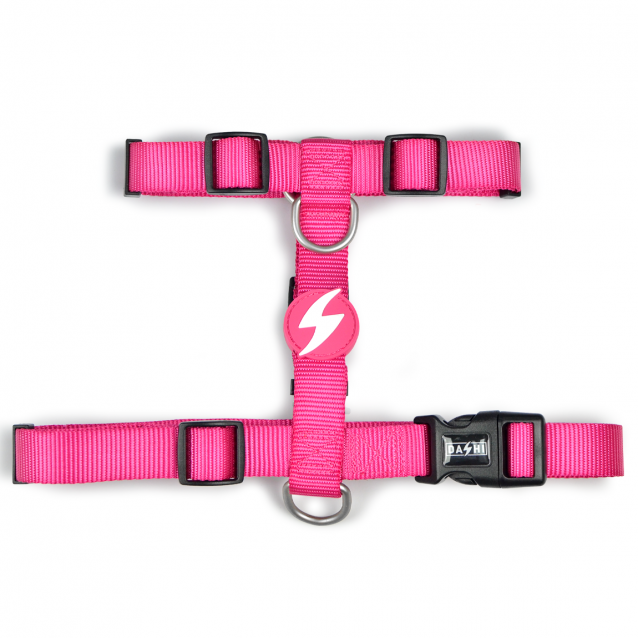 Dashi Σαμαράκι Σκύλου Solid Pink Large 62-107cm
