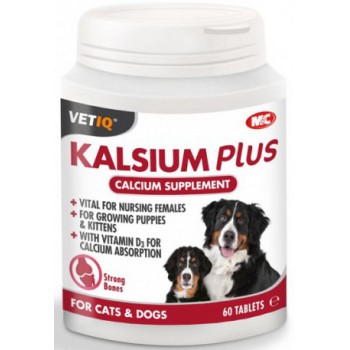 Vetiq Συμπλήρωμα Ασβεστίου Kalsium Plus 60 Δισκία 