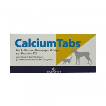Tafarm Calcium Tabs Συμπλήρωμα Ασβεστίου 60 Δισκία