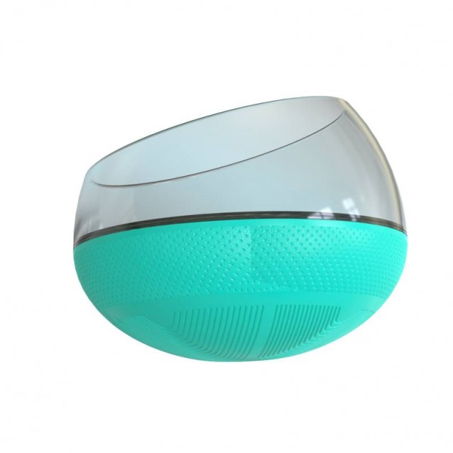 Pupcorn Slow Feed Bowl Πιατάκι Ταϊσματος Για Κατοικίδια Μπλε 14x19x19cm