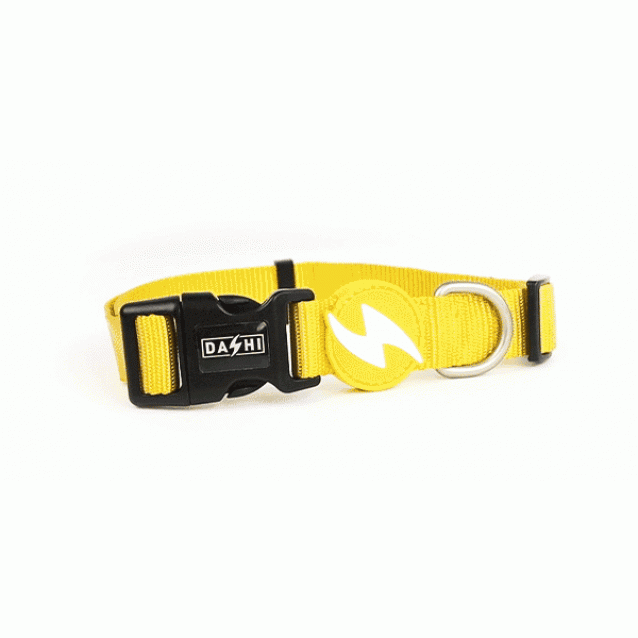 Dashi Περιλαίμιο Κολάρο Σκύλου Solid Yellow XSmall