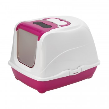 Moderna Flip Cat 50 Large Τουαλέτα Γάτας Ροζ 50,2×38,8×37,7cm