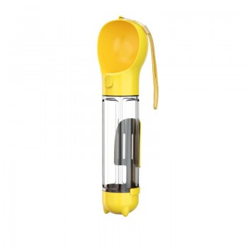 Travel Feeding And Watering Bowl 500ML-Αξεσουάρ Ταξιδιού Κατοικίδιων 345x98MM Yellow