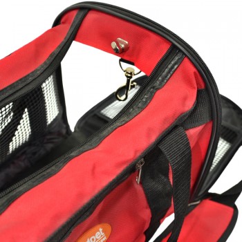 Madpet Τσάντα Μεταφοράς Small Κόκκινη 40x25x27cm