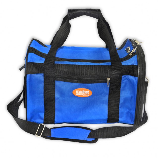 Madpet Τσάντα Μεταφοράς Small Μπλε 40x25x27cm