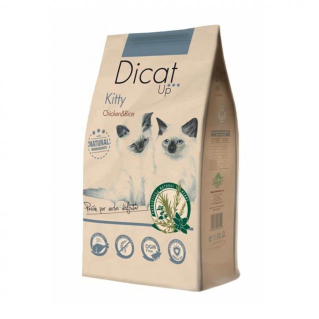 Dibaq Dicat Up Τροφή Ανάπτυξης για Γατάκια (2-12 Μηνών) Kitty Low Grain Gluten Free Chicken & Rice 1.5kg