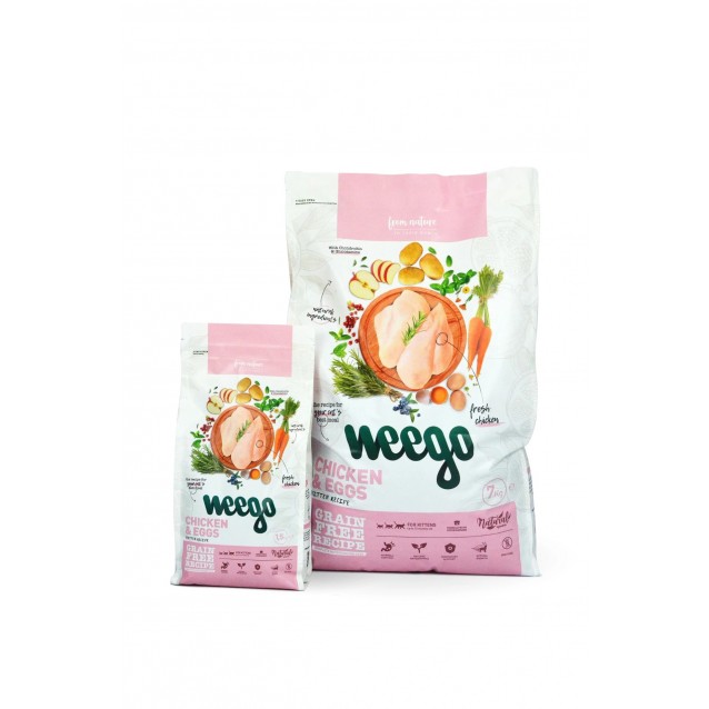 Weego Cat Chicken & Eggs Kitten 1,5kg