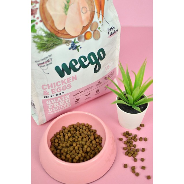 Weego Cat Chicken & Eggs Kitten 1,5kg