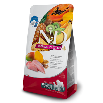Farmina N&D Tropical Canine Chicken & Tropical Fruits Adult Med/Maxi 10kg