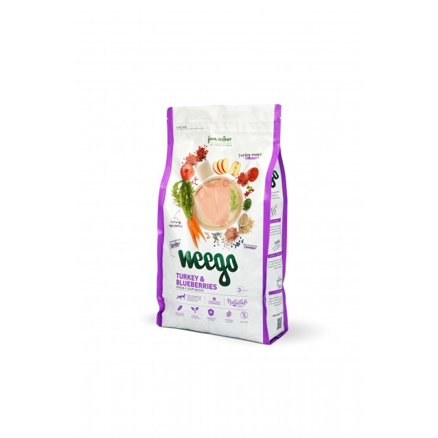 Weego Light/Senior Turkey & Blueberries 12Kg