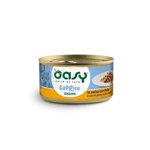 Oasy Cat Caprice Dadini Cuts In Gravy Adult Κοτόπουλο 85gr
