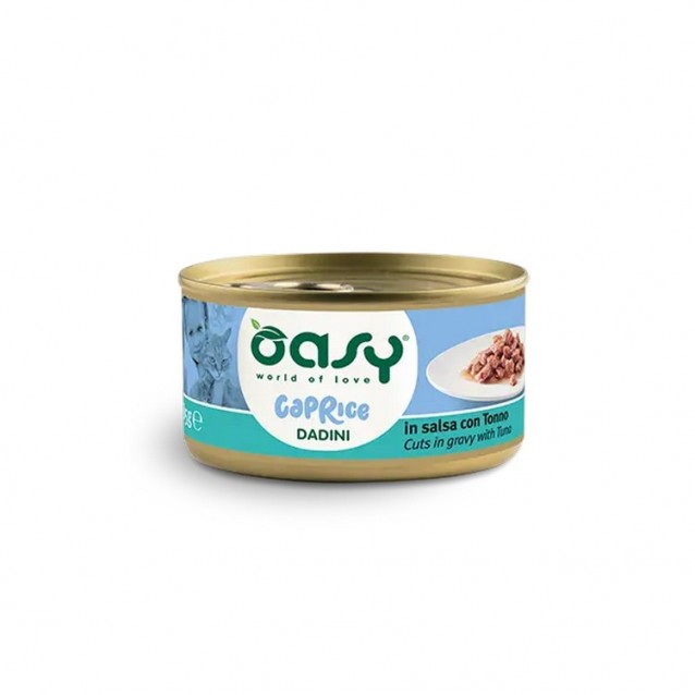 Oasy Cat Caprice Dadini Cuts In Gravy Adult Τόνος 85gr